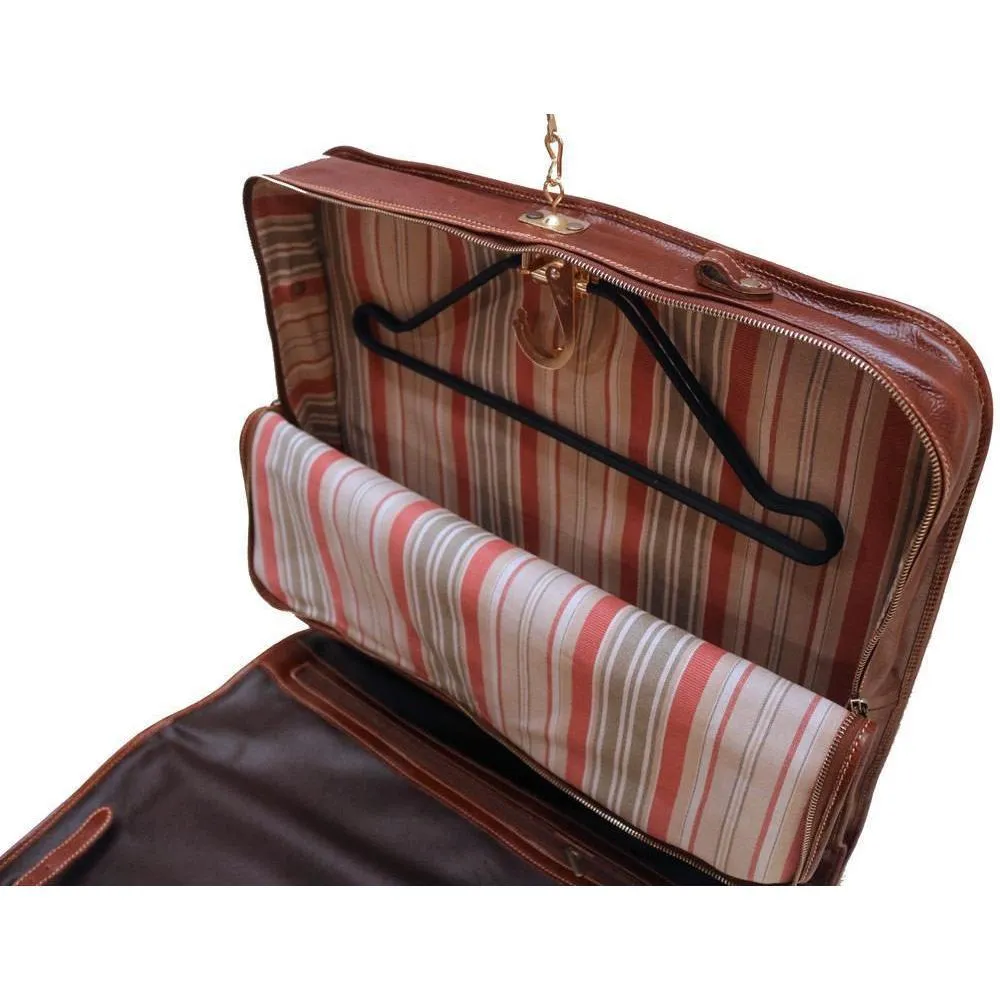 Floto Leather Venezia Garment Bag