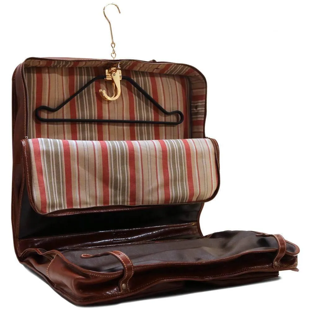 Floto Leather Venezia Garment Bag