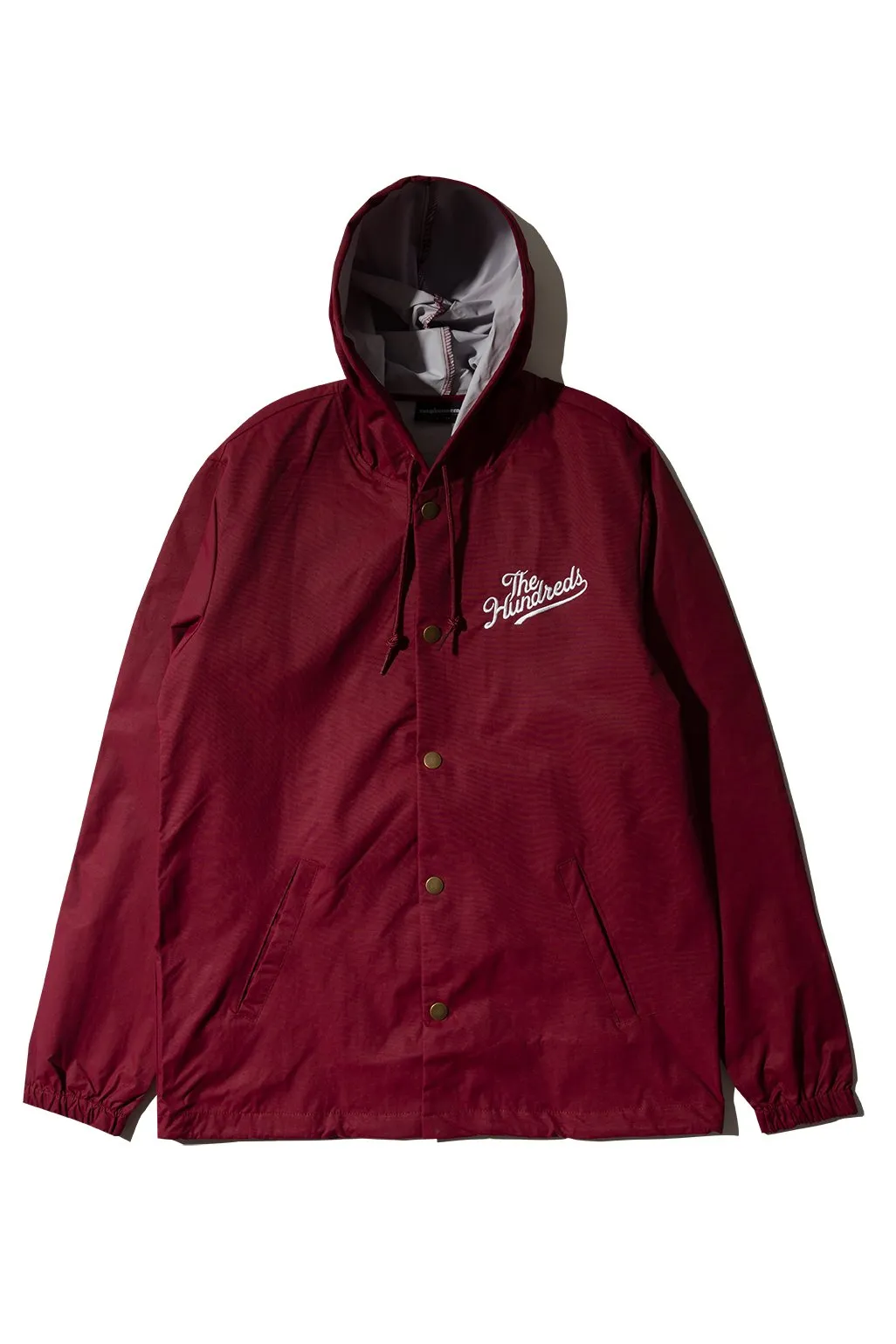 Forever Slant Hooded Coach's Jacket