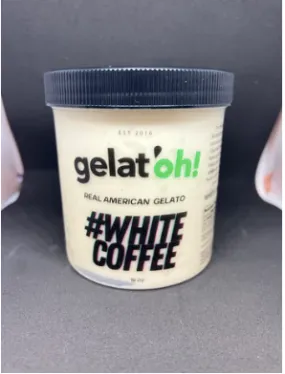 GELAT'OH White Coffee - 6 / 16 oz jar