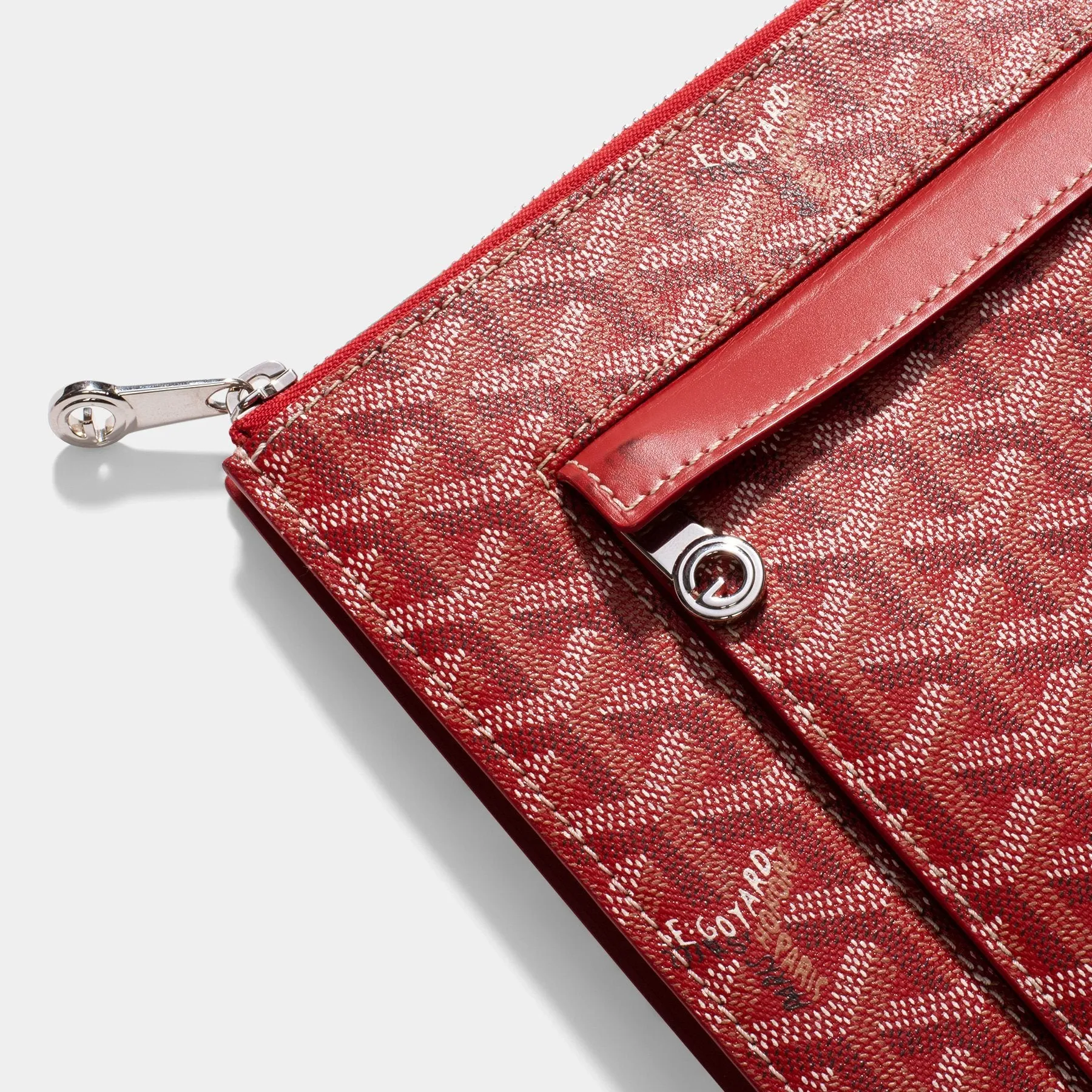 Goyard Red Porte Documents Sorbonne