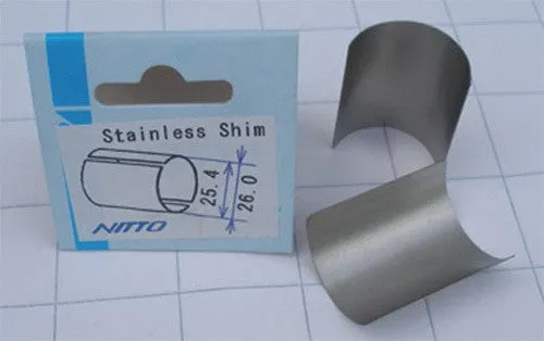 Handlebar Shim - Nitto Stainless 25.4mm to 26.0mm