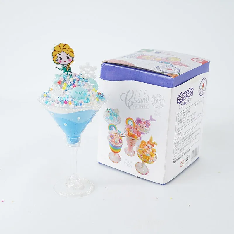 Handmade DIY Cream Gel Ice Cream Cup Material Kit