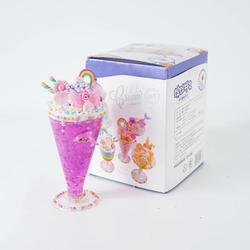 Handmade DIY Cream Gel Ice Cream Cup Material Kit