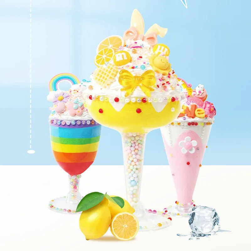 Handmade DIY Cream Gel Ice Cream Cup Material Kit