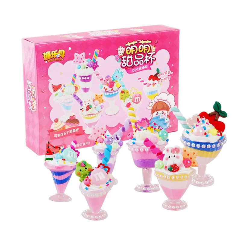 Handmade DIY Cream Gel Ice Cream Cup Material Kit