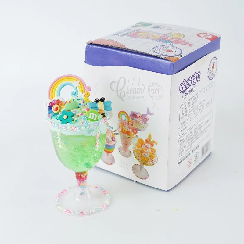 Handmade DIY Cream Gel Ice Cream Cup Material Kit