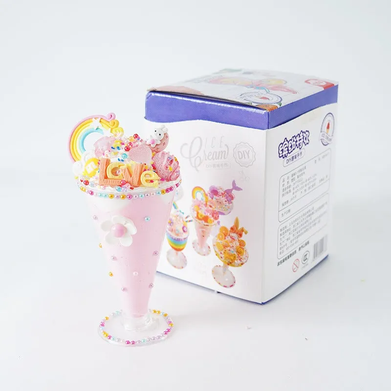 Handmade DIY Cream Gel Ice Cream Cup Material Kit