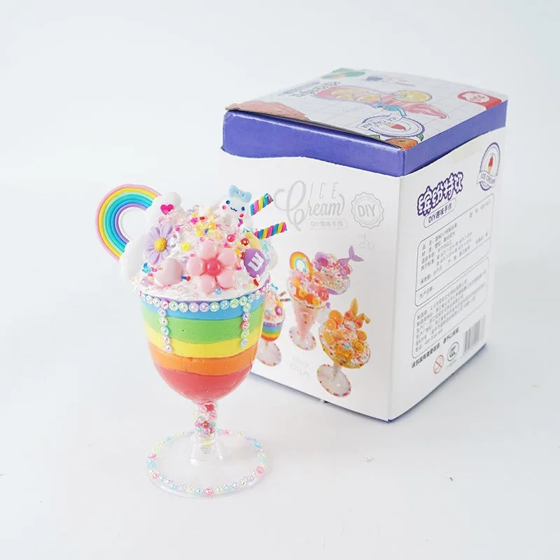 Handmade DIY Cream Gel Ice Cream Cup Material Kit