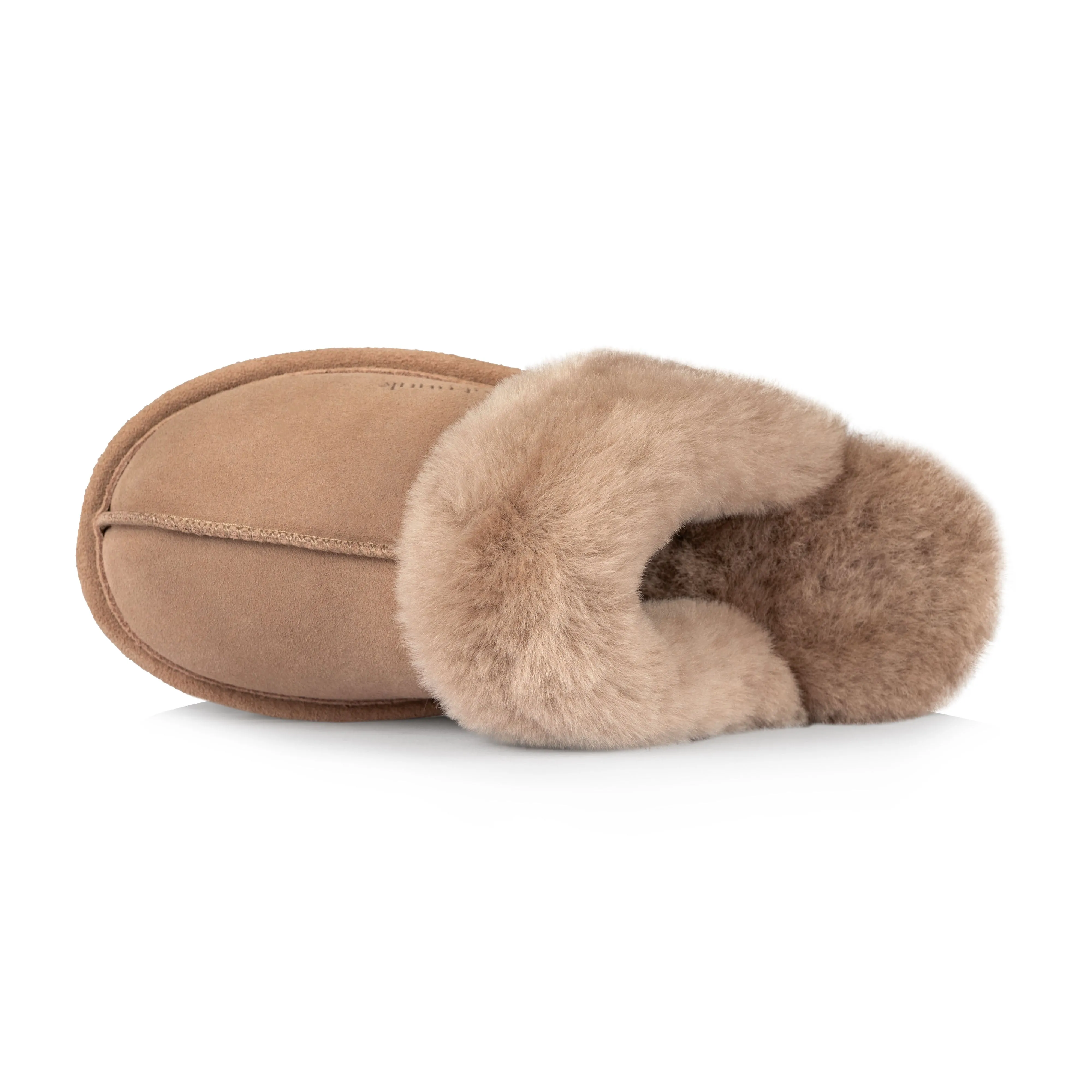 Luxurious Bronze Harlow Womens Comfort Slippers