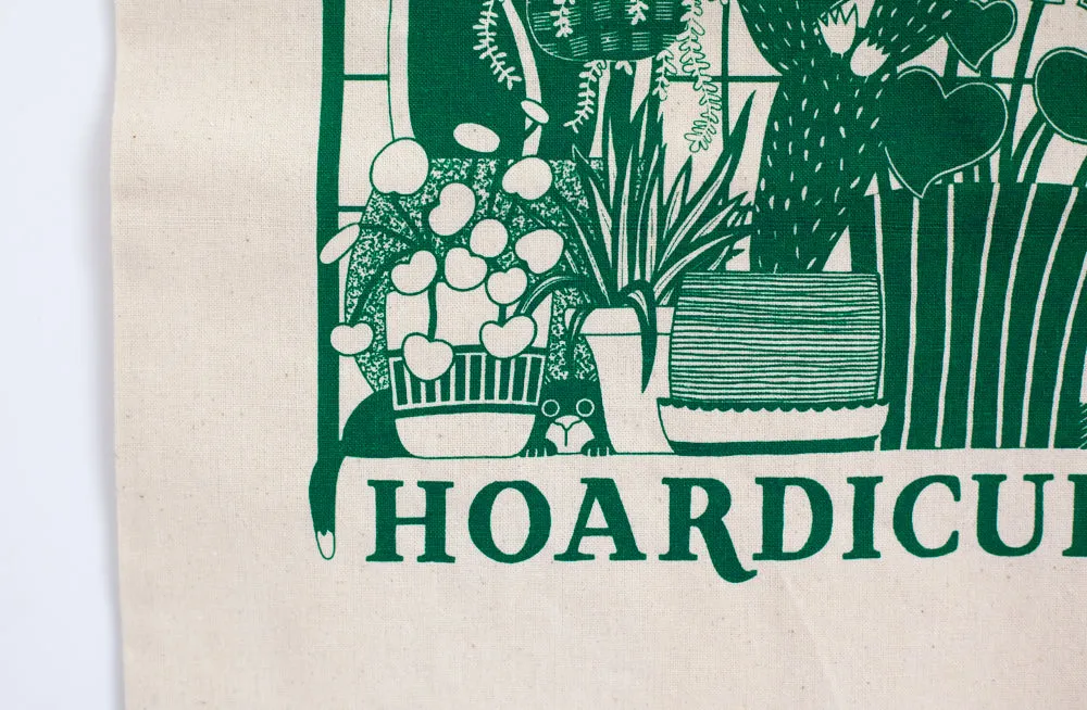 Hoardiculturist tote bag, plant lover gift idea, plant collector gift, plant themed tote bag