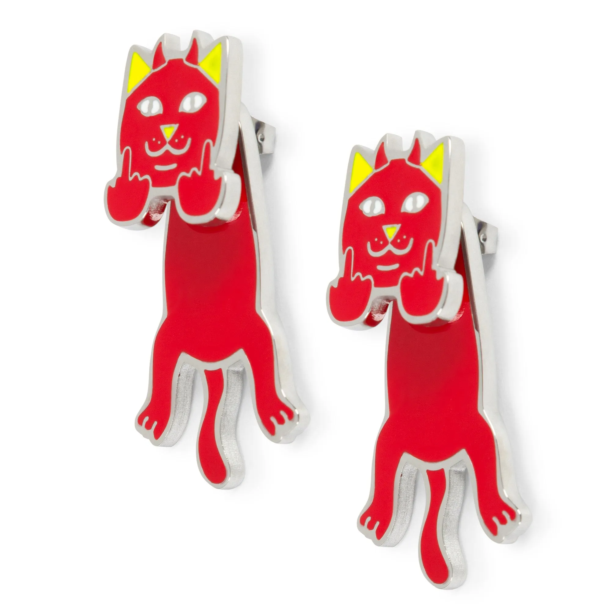 Lord Devil Earrings (Red)