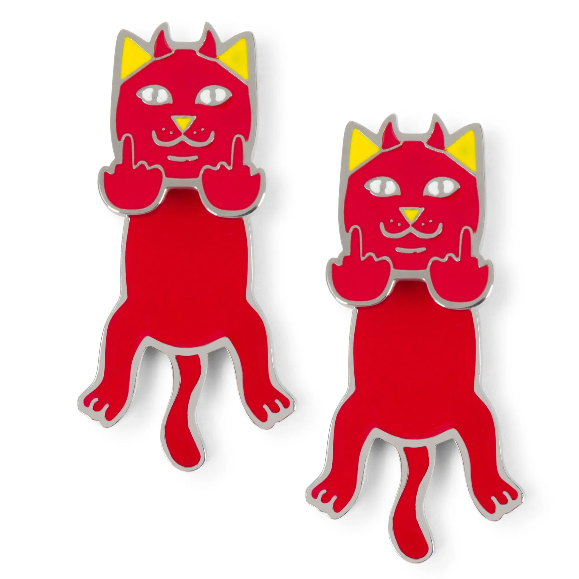 Lord Devil Earrings (Red)