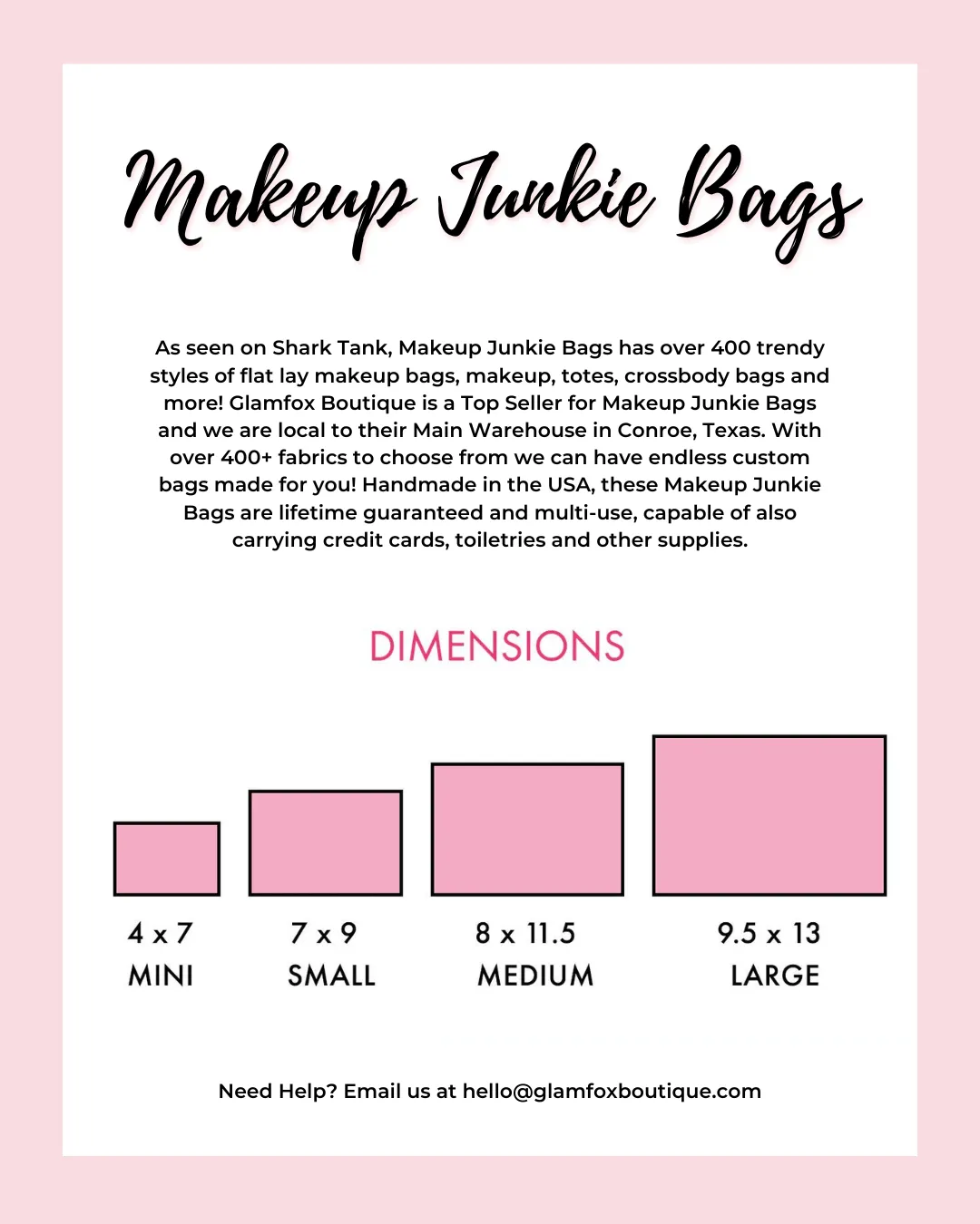 Makeup Junkie Bags - Man Junk Chocolate Shatter Flat Lay [Pre-Order]