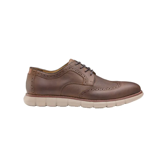 Mens Johnston & Murphy Holden Wingtip Brown