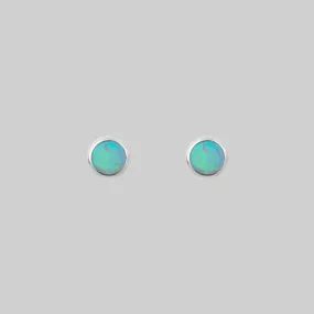 MERMAID TEARS. Blue Opal Earrings