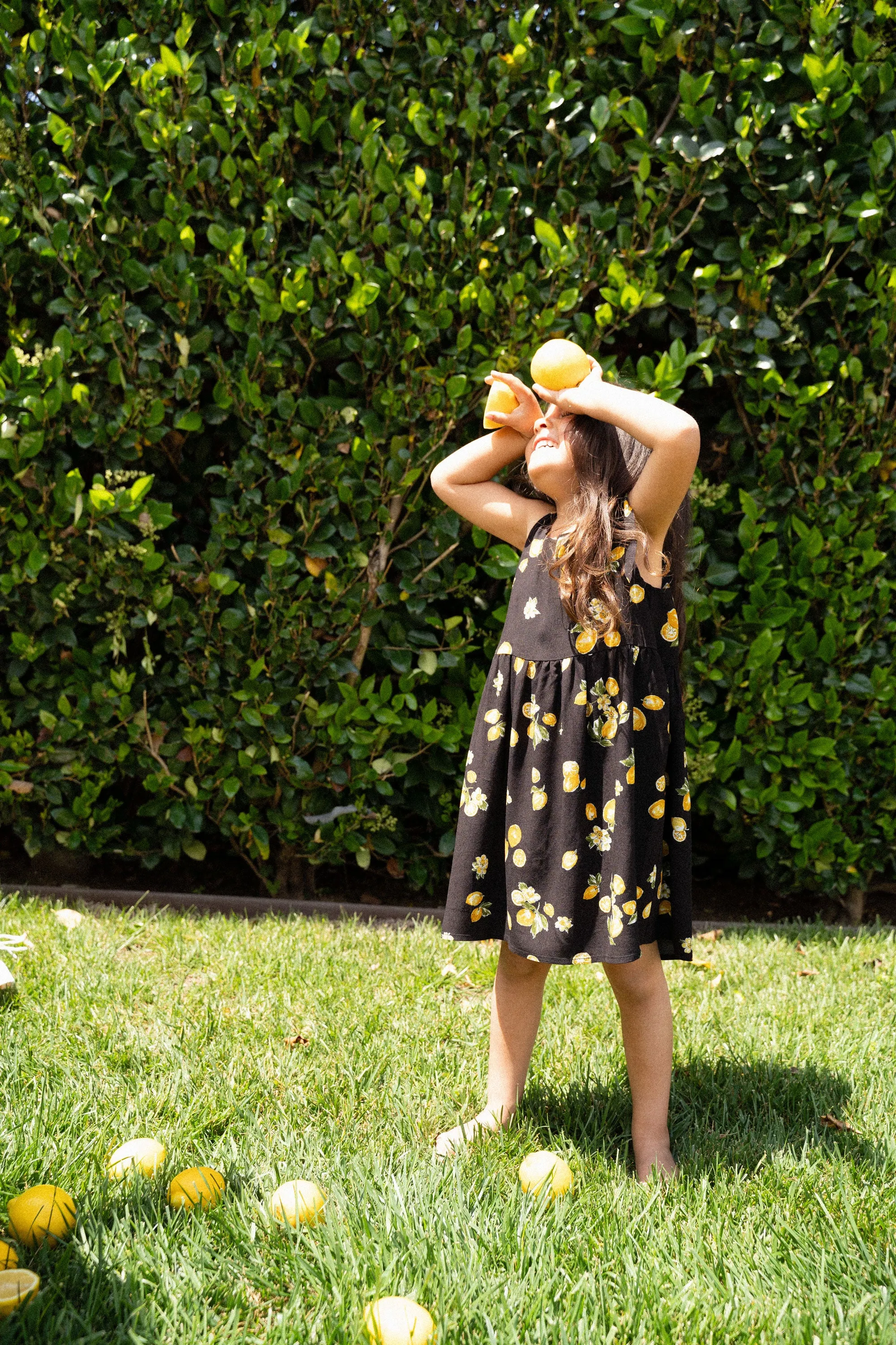 Mini Kate Dress in Lemons