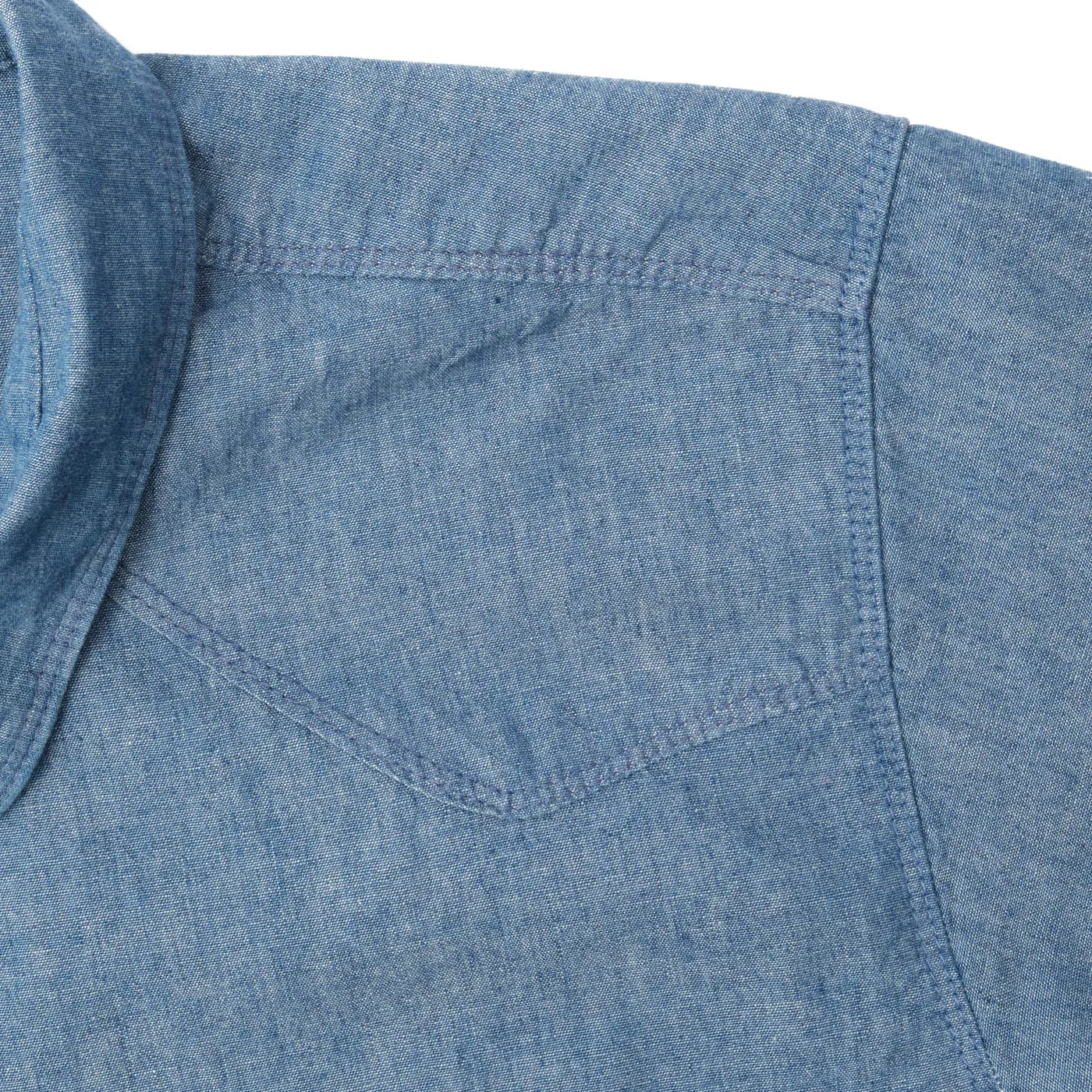 Modern Western S/S Shirt | Chambray | Freenote Cloth