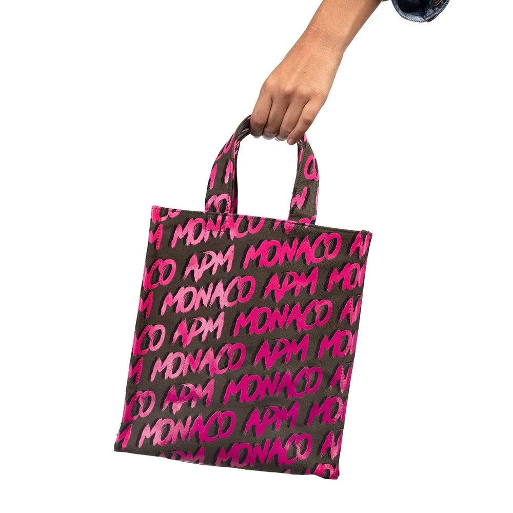 Neon Pink APM Monaco Yacht Club Tote Bag