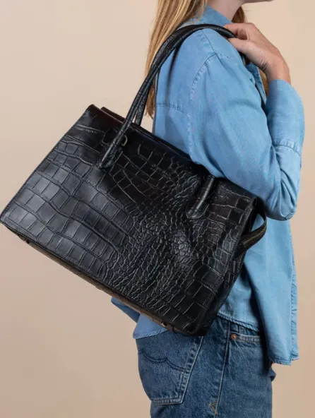 O My Bag - Kate Black Classic Croco