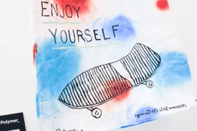 Polymer_ Enjoy Yourself Art Tote by Ignacio Villanueva