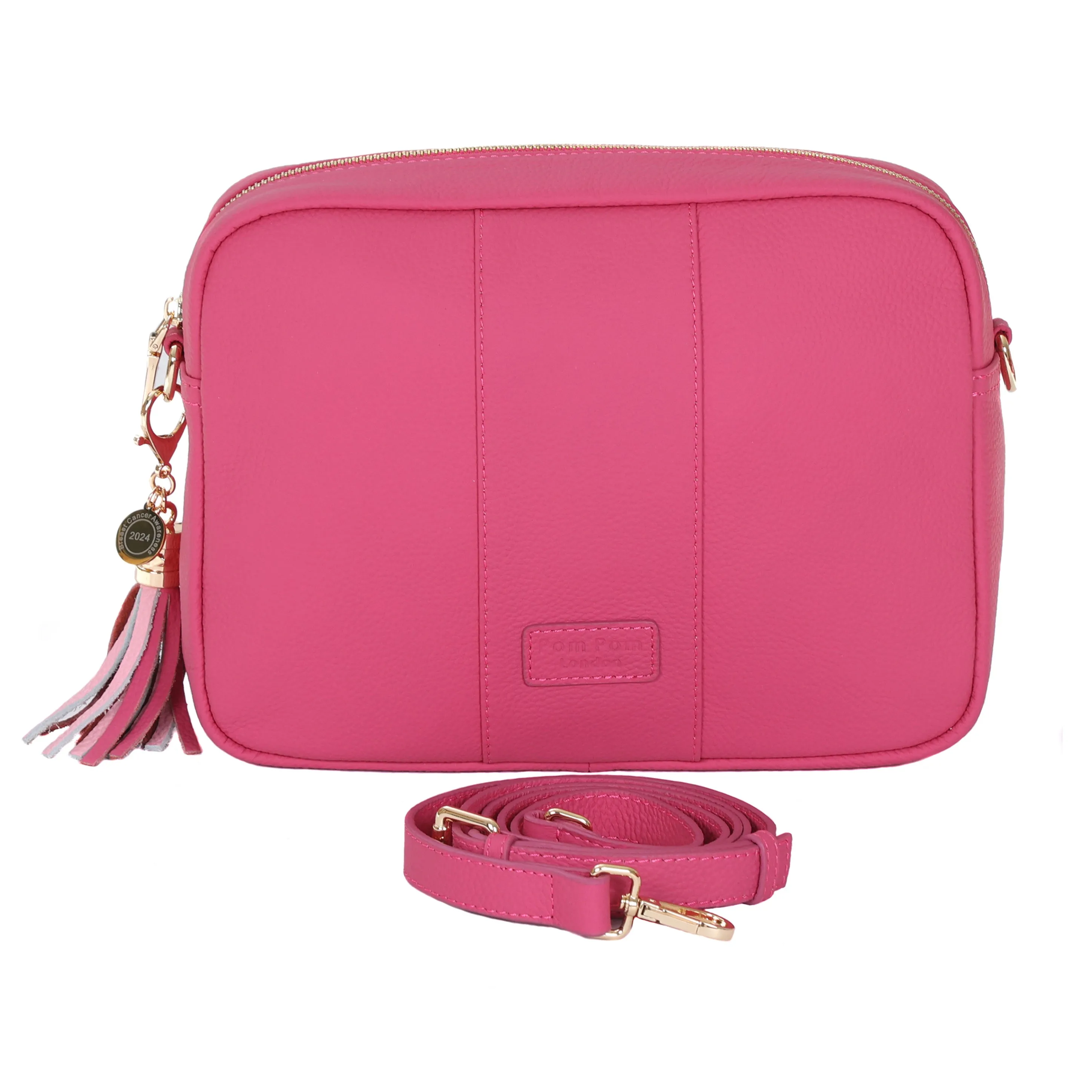 Pom Pom London City Plus Bag Cerise Pink