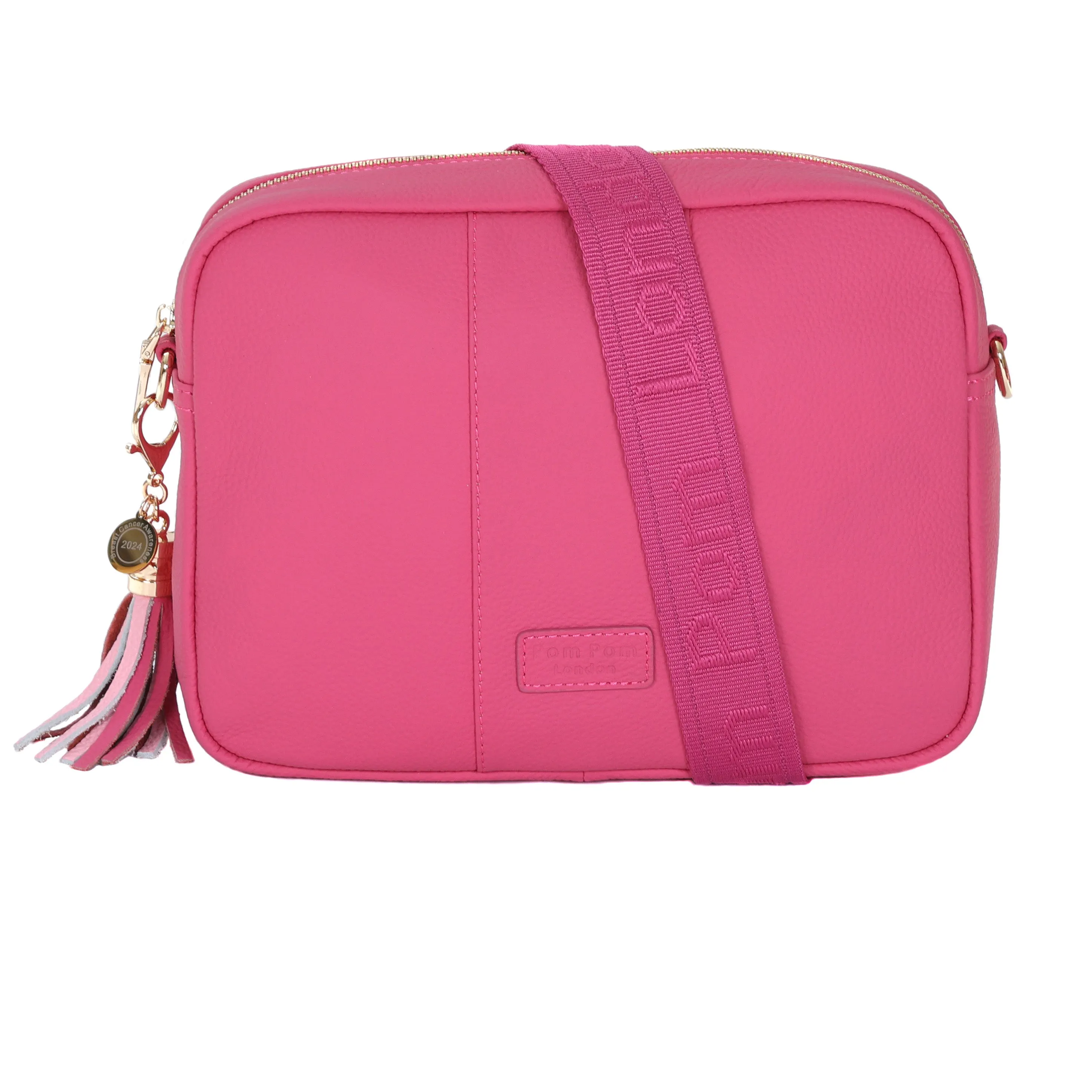 Pom Pom London City Plus Bag Cerise Pink