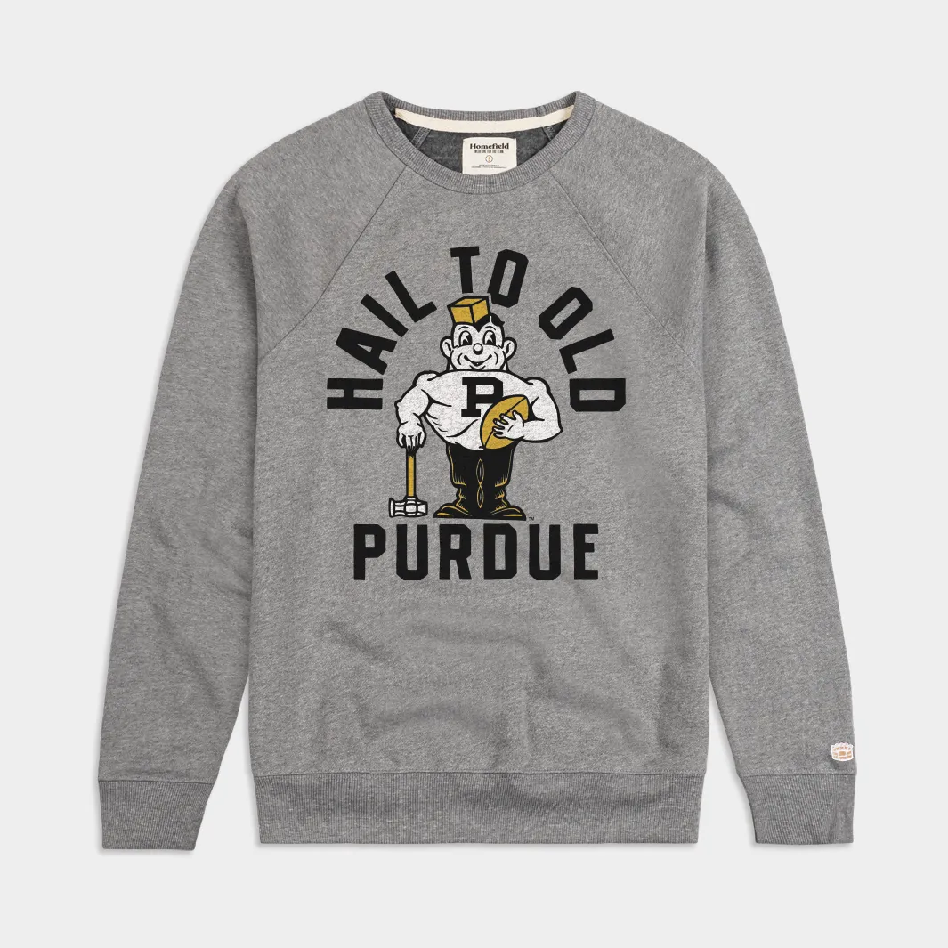 "Hail to Old Purdue" Vintage Pete Logo Crewneck