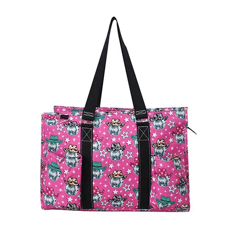 SALE! Disco Cowgirl NGIL Zippered Caddy Large Organizer Tote Bag