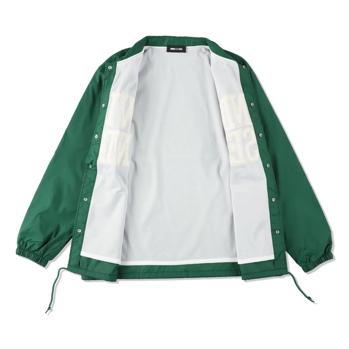 Satin Patch Coach Jacket / GREEN