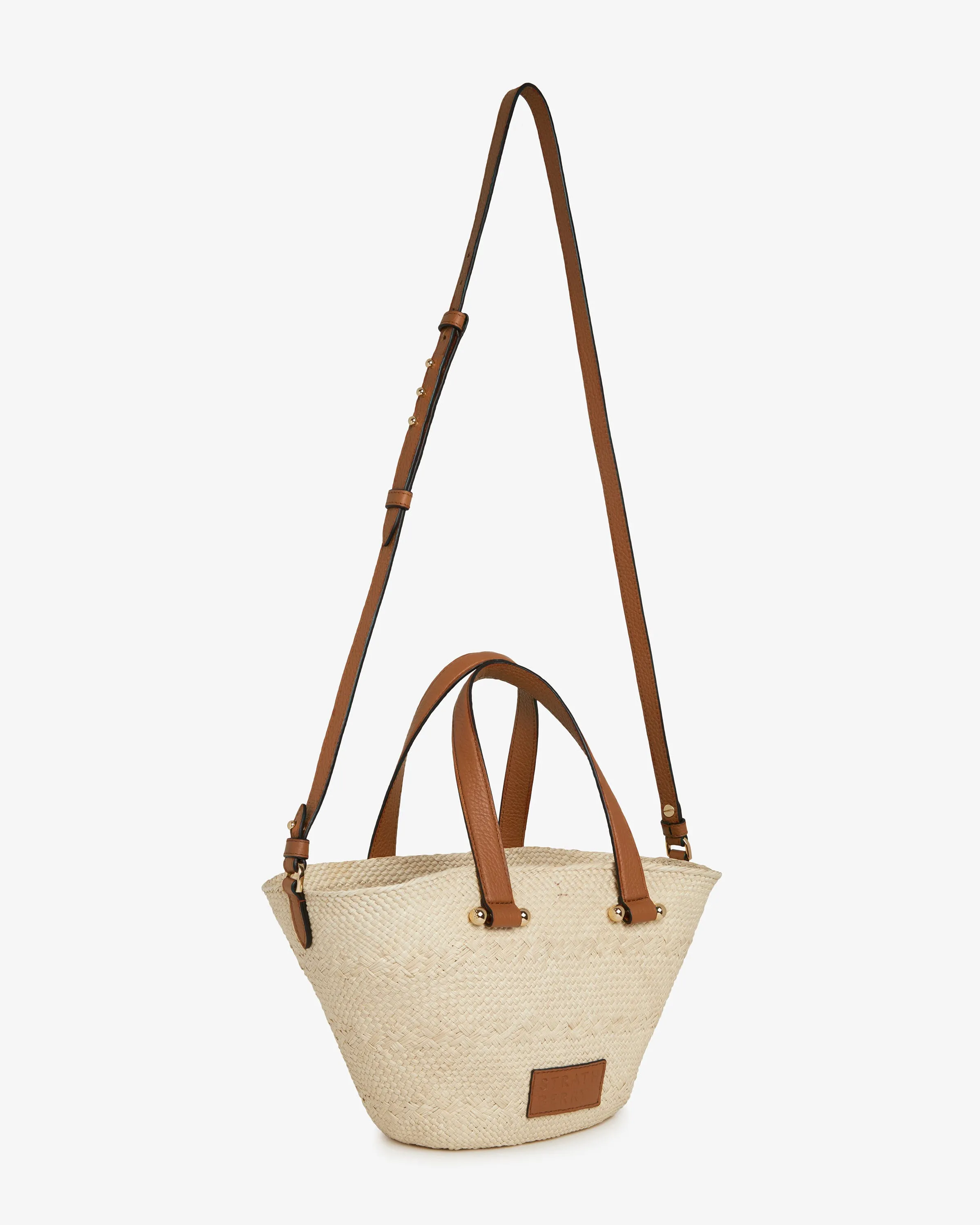 Small Palm Basket - Natural Iraca Palm