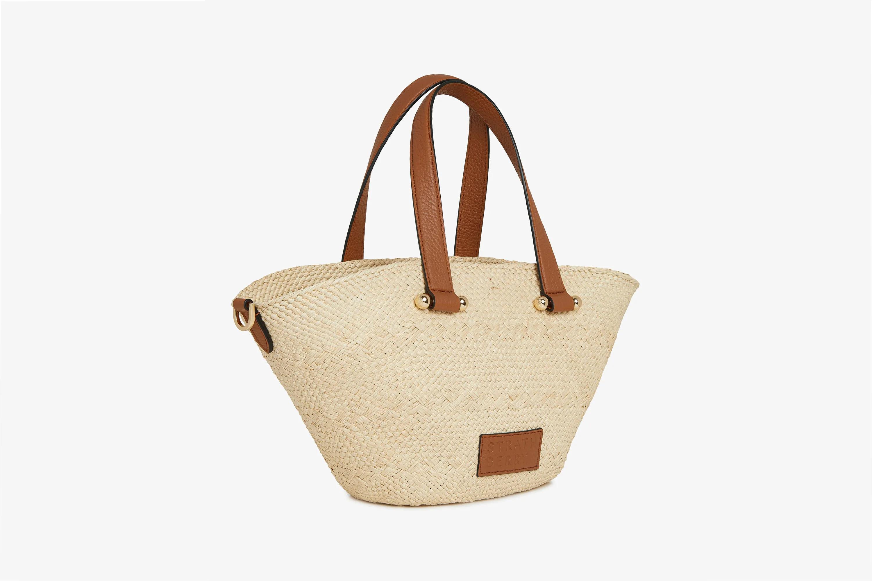 Small Palm Basket - Natural Iraca Palm