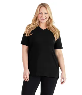 Stretch Naturals V-Neck Tee Basic Colors