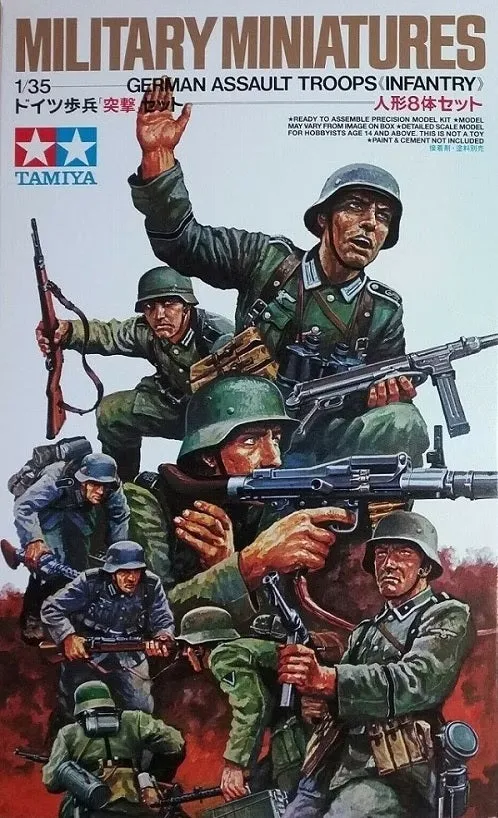 Tamiya Military Miniatures German Assault Troops (Infantry)