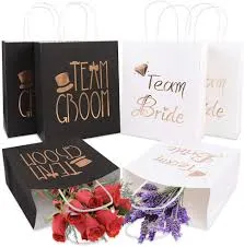 TEAM BRIDE AND TEAM GROOM GIFT BAGS