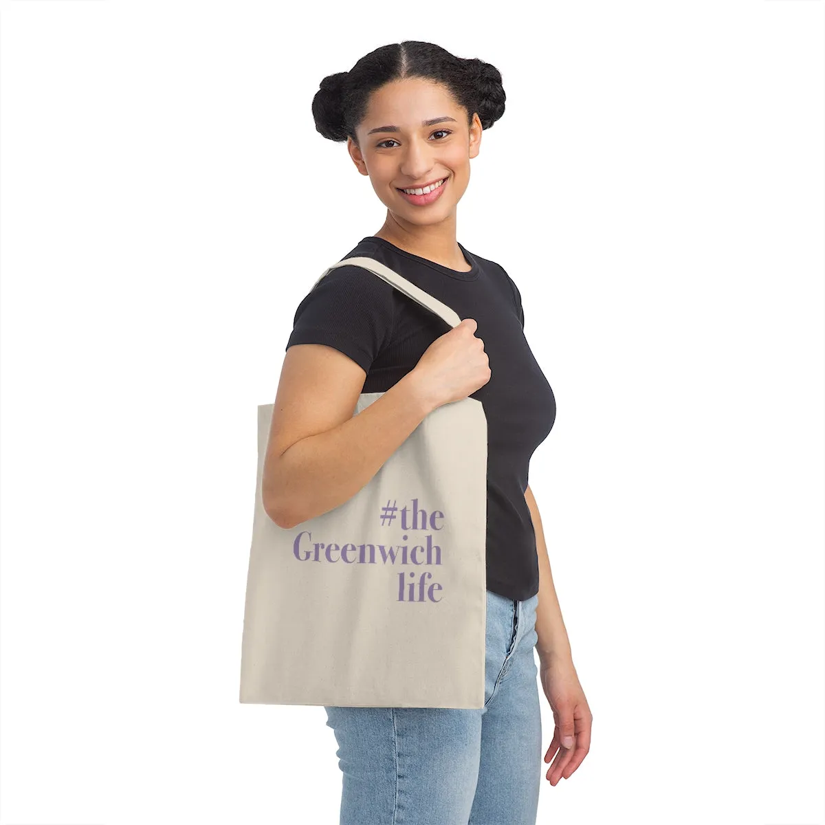 #thegreenwichlife Canvas Tote Bag