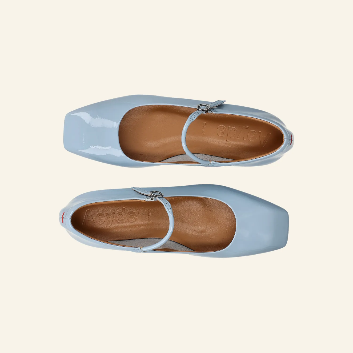 UMA | Patent Calf Leather Powderblue