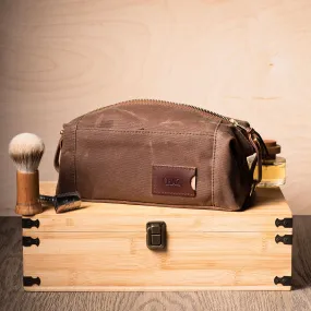 Waxed Canvas Dopp Kit - Personalized