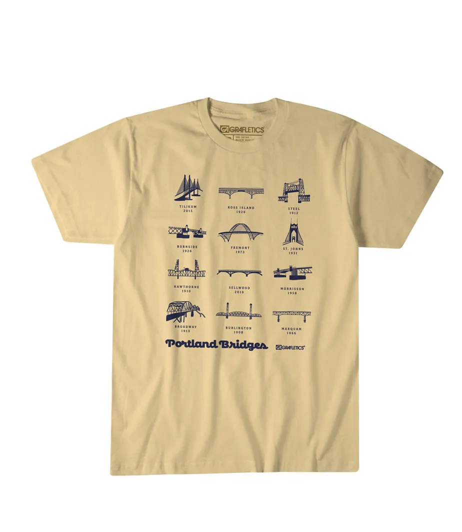 Youth - Portland Bridges Tee - Multiple Colors